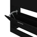 Pantofar, negru, 63x24x81 cm, lemn compozit - WALTI WALTI