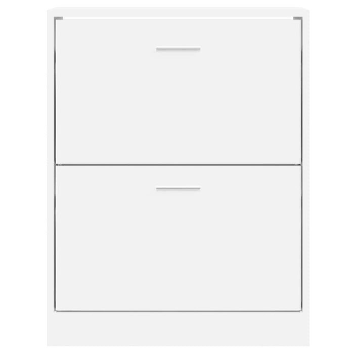 Pantofar, alb extralucios, 63x24x81 cm, lemn compozit - WALTI WALTI