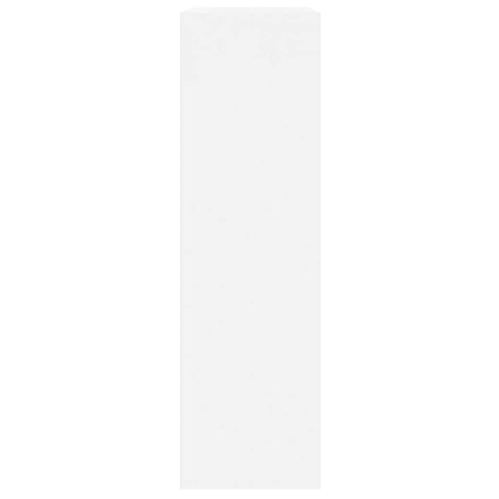 Pantofar, alb extralucios, 63x24x81 cm, lemn compozit - WALTI WALTI