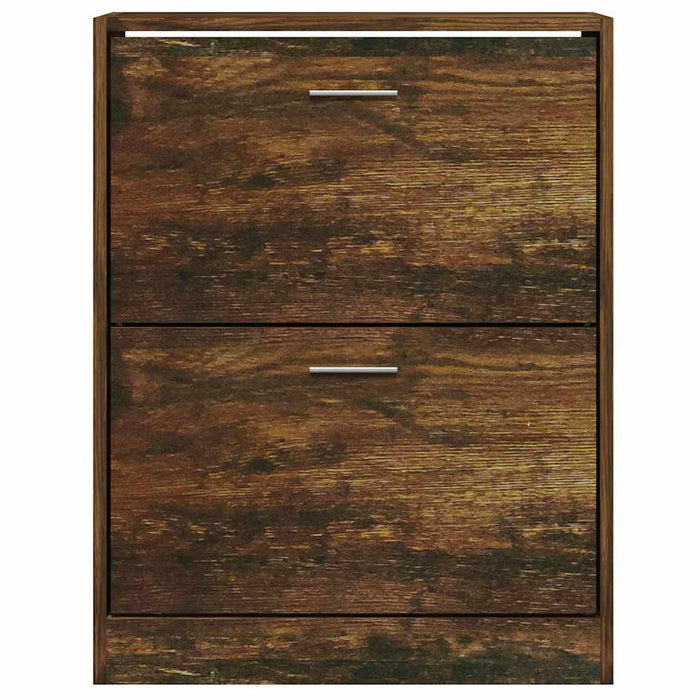 Pantofar, stejar fumuriu, 63x24x81 cm, lemn compozit - WALTI WALTI