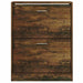 Pantofar, stejar fumuriu, 63x24x81 cm, lemn compozit - WALTI WALTI