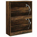 Pantofar, stejar fumuriu, 63x24x81 cm, lemn compozit - WALTI WALTI