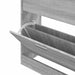 Pantofar, gri sonoma, 63x24x81 cm, lemn prelucrat - WALTI WALTI