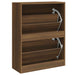 Pantofar, stejar maro, 63x24x81 cm, lemn compozit - WALTI WALTI