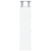 Pantofar, alb extralucios, 63x24x104 cm, lemn prelucrat - WALTI WALTI