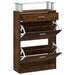 Pantofar, stejar fumuriu, 63x24x104 cm, lemn prelucrat - WALTI WALTI