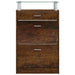 Pantofar, stejar fumuriu, 63x24x104 cm, lemn prelucrat - WALTI WALTI