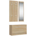 Set pantofi 3 în 1, lemn stratificat, stejar Sonoma - WALTI WALTI