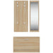 Set pantofi 3 în 1, lemn stratificat, stejar Sonoma - WALTI WALTI
