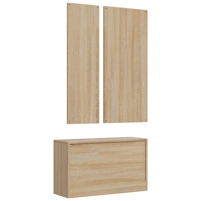 Set pantofi 3 în 1, lemn stratificat, stejar Sonoma - WALTI WALTI