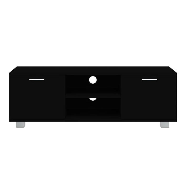 Comodă TV, negru, 120x40,5x35 cm, lemn prelucrat - WALTI WALTI