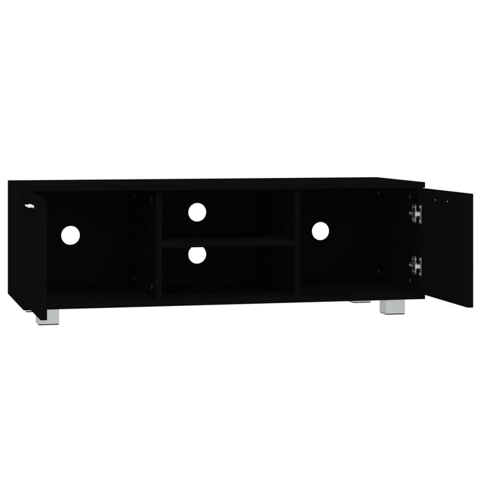 Comodă TV, negru, 120x40,5x35 cm, lemn prelucrat - WALTI WALTI