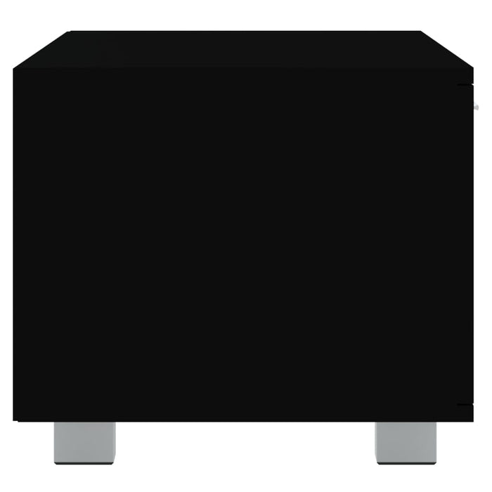 Comodă TV, negru, 120x40,5x35 cm, lemn prelucrat - WALTI WALTI