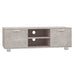 Comodă TV, gri beton, 120x40,5x35 cm, lemn compozit - WALTI WALTI