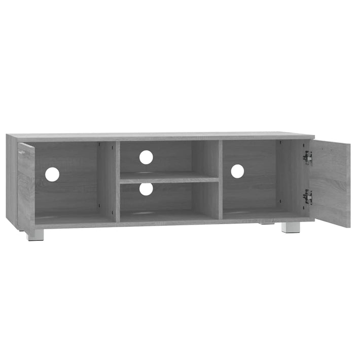 Comodă TV, gri sonoma, 120x40,5x35 cm, lemn prelucrat - WALTI WALTI