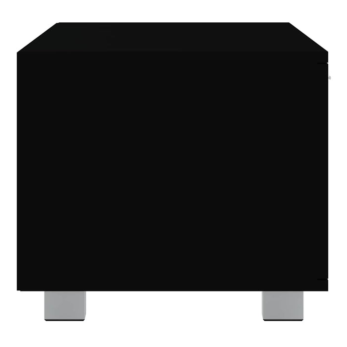 Comodă TV, negru, 140x40,5x35 cm, lemn prelucrat WALTI
