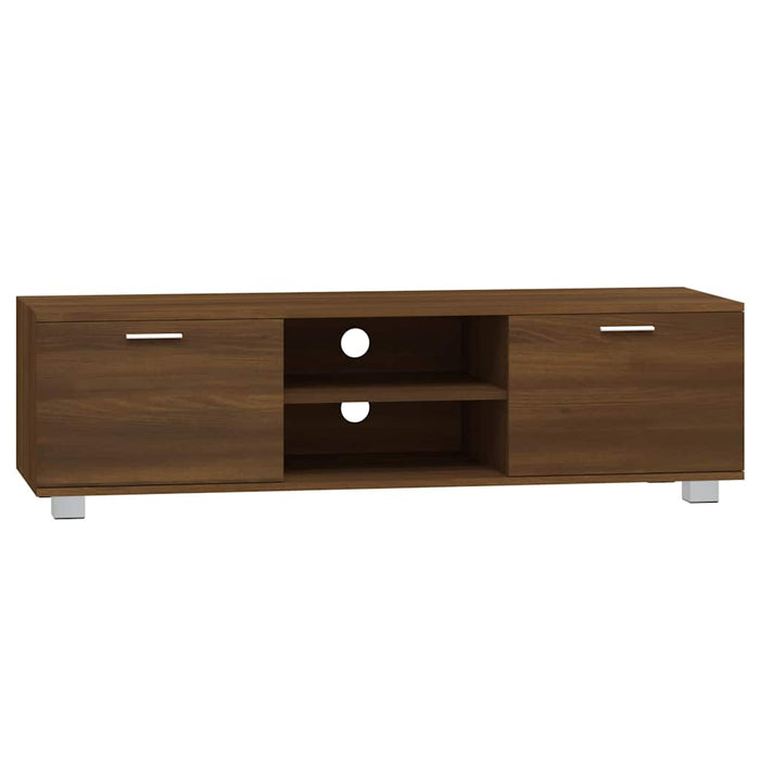 Comodă TV, stejar maro, 140x40,5x35 cm, lemn prelucrat WALTI