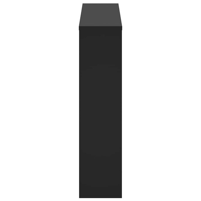 Pantofar cu oglindă, 2 niveluri, negru, 63x17x67 cm - WALTI WALTI