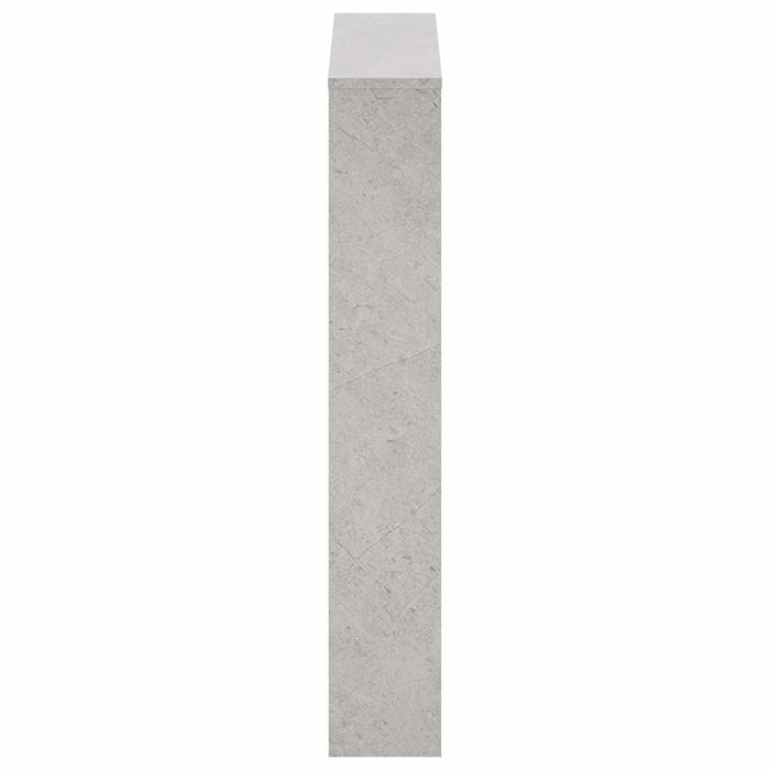Pantofar cu oglindă, 3 niveluri, gri beton, 63x17x102,5 cm - WALTI WALTI