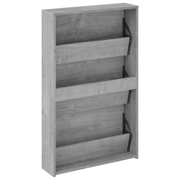 Pantofar cu oglindă, 3 niveluri, Gri sonoma, 63x17x102,5 cm - WALTI WALTI