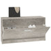 Bancheta pantofar, gri beton, 80x24x45 cm, lemn compozit - WALTI WALTI