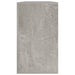 Bancheta pantofar, gri beton, 80x24x45 cm, lemn compozit - WALTI WALTI