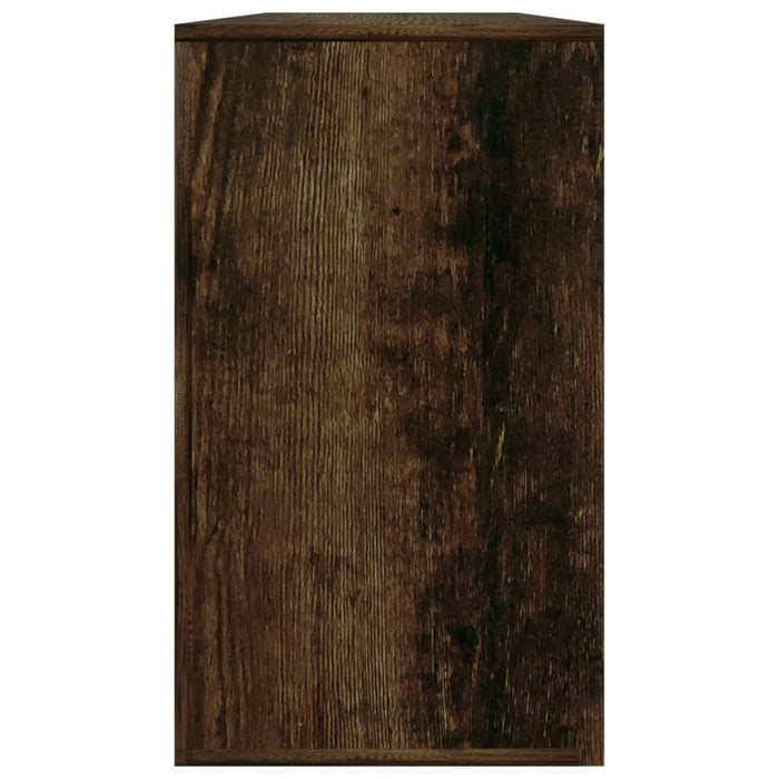 Bancă pentru pantofi stejar fumuriu 80x24x45 cm lemn prelucrat - WALTI WALTI