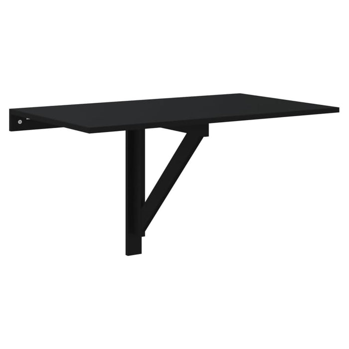 Masă de perete pliantă, negru, 100x60x56 cm, lemn compozit - WALTI WALTI