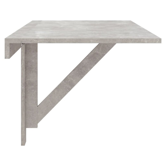 Masă de perete pliantă, gri beton, 100x60x56 cm, lemn compozit - WALTI WALTI