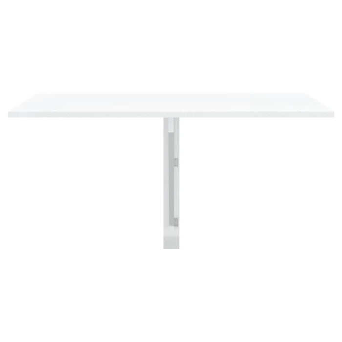 Masă perete pliantă alb extralucios 100x60x56 cm lemn compozit - WALTI WALTI
