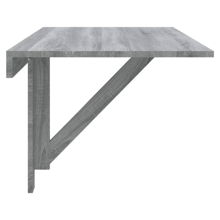 Masă de perete pliantă gri sonoma 100x60x56 cm lemn compozit - WALTI WALTI