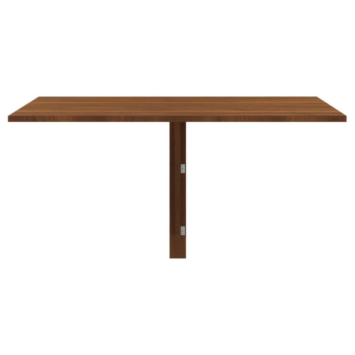Masă de perete pliantă stejar maro 100x60x56 cm lemn compozit - WALTI WALTI