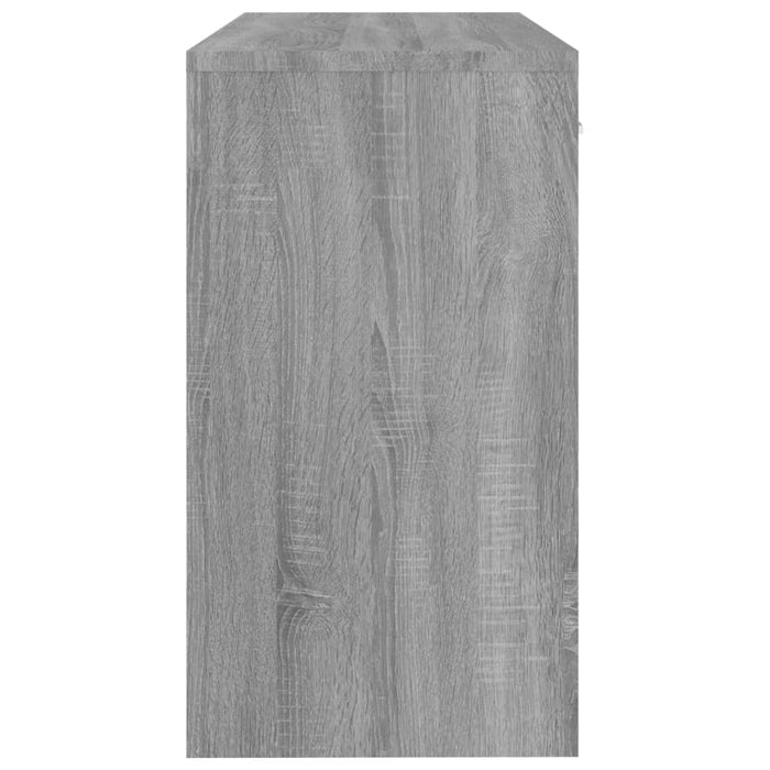 Birou cu sertar și dulap gri sonoma 100x40x73 cm lemn prelucrat - WALTI WALTI