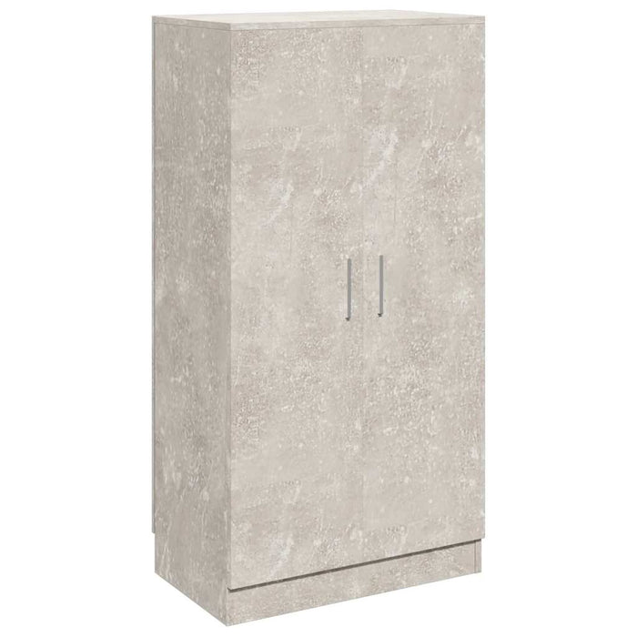 Pantofar, gri beton, 55x35x108 cm, lemn prelucrat - WALTI WALTI