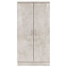 Pantofar, gri beton, 55x35x108 cm, lemn prelucrat - WALTI WALTI
