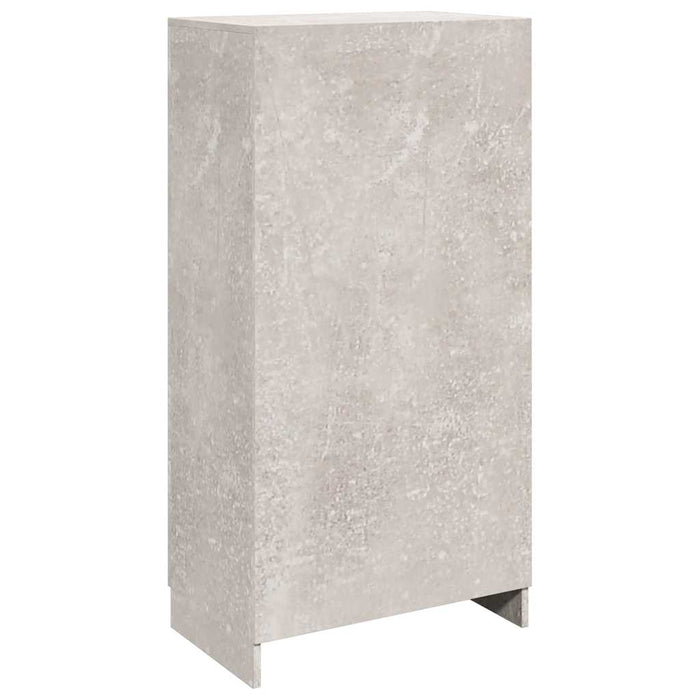 Pantofar, gri beton, 55x35x108 cm, lemn prelucrat - WALTI WALTI