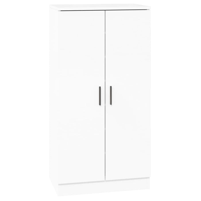 Pantofar, alb extralucios, 55x35x108 cm, lemn prelucrat - WALTI WALTI