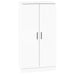 Pantofar, alb extralucios, 55x35x108 cm, lemn prelucrat - WALTI WALTI