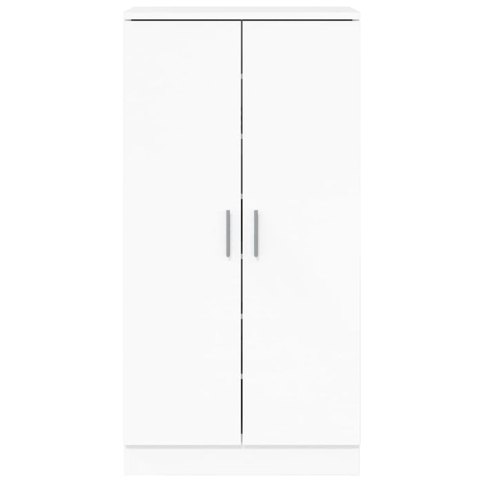 Pantofar, alb extralucios, 55x35x108 cm, lemn prelucrat - WALTI WALTI