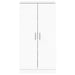 Pantofar, alb extralucios, 55x35x108 cm, lemn prelucrat - WALTI WALTI