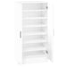 Pantofar, alb extralucios, 55x35x108 cm, lemn prelucrat - WALTI WALTI
