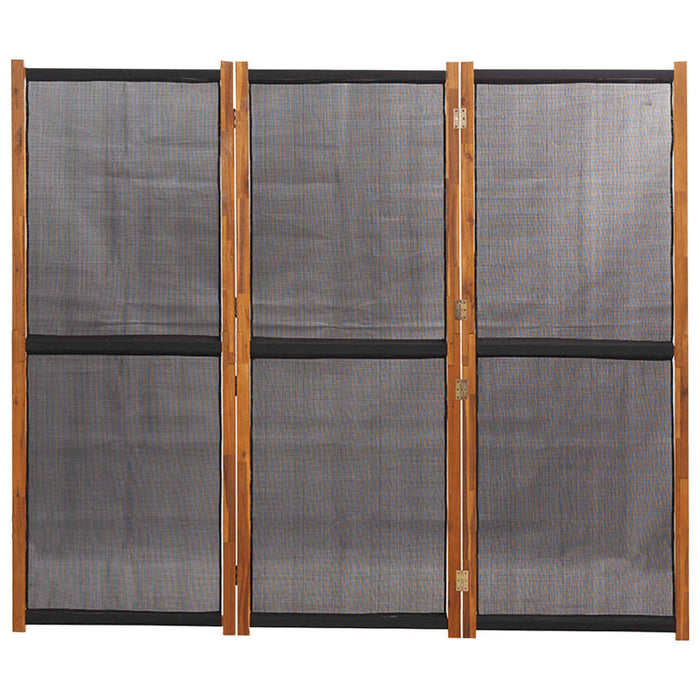 Paravan de cameră cu 3 panouri, negru, 210x180 cm - WALTI WALTI