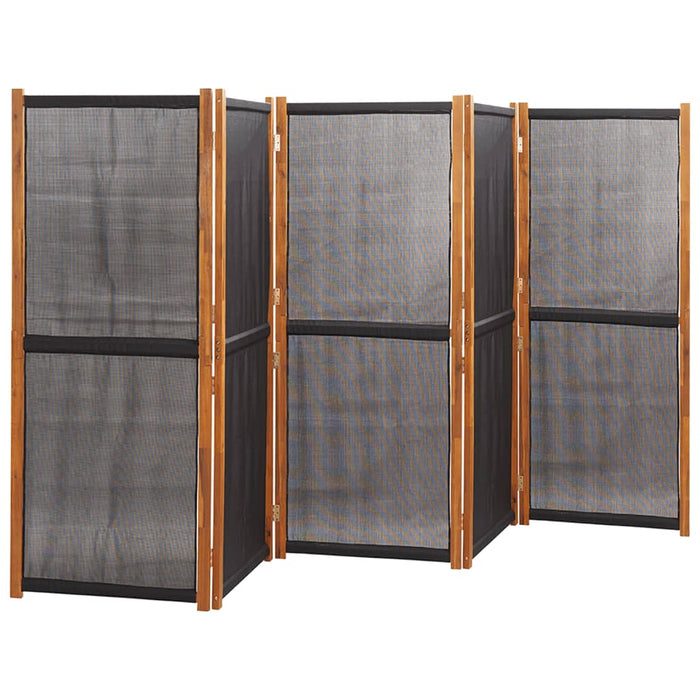 Paravan de cameră cu 5 panouri, negru, 350x180 cm - WALTI WALTI