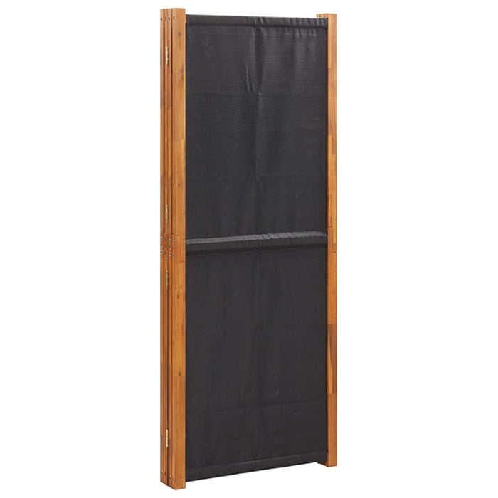 Paravan de cameră cu 5 panouri, negru, 350x180 cm - WALTI WALTI