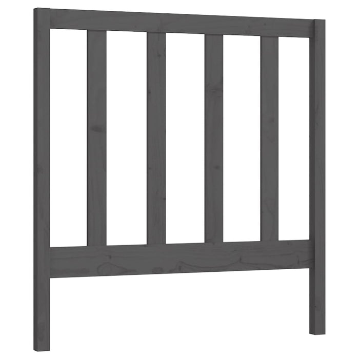 Tăblie de pat, gri, 96x4x100 cm, lemn masiv de pin - WALTI WALTI