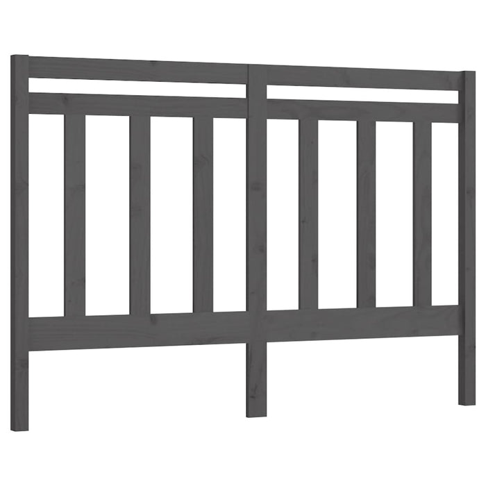 Tăblie de pat, gri, 156x4x100 cm, lemn masiv de pin WALTI