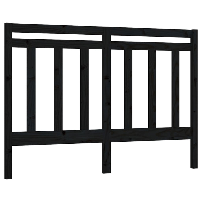 Tăblie de pat, negru, 166x4x100 cm, lemn masiv de pin - WALTI WALTI