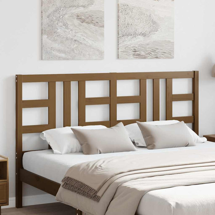 Tăblie de pat, maro miere, 156x4x100 cm, lemn masiv de pin WALTI