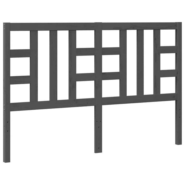 Tăblie de pat, gri, 166x4x100 cm, lemn masiv de pin - WALTI WALTI