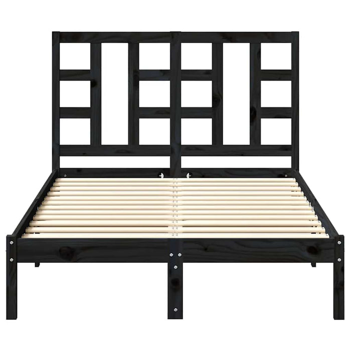 Tăblie de pat, gri, 206x4x100 cm, lemn masiv de pin - WALTI WALTI